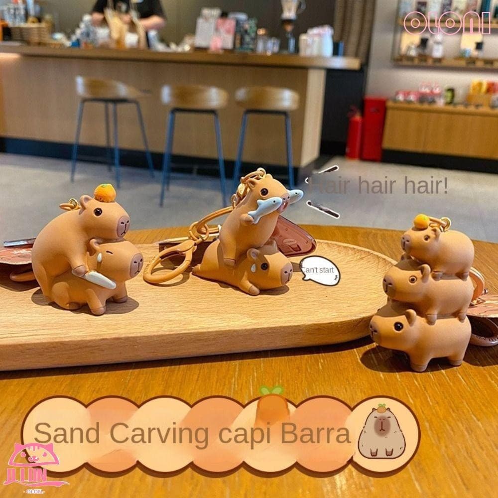 Chaveiro De Capivara BOLONIMY , Pingente Criativo Kawaii , Capibara Fofo E Adorável De Desenho Animado