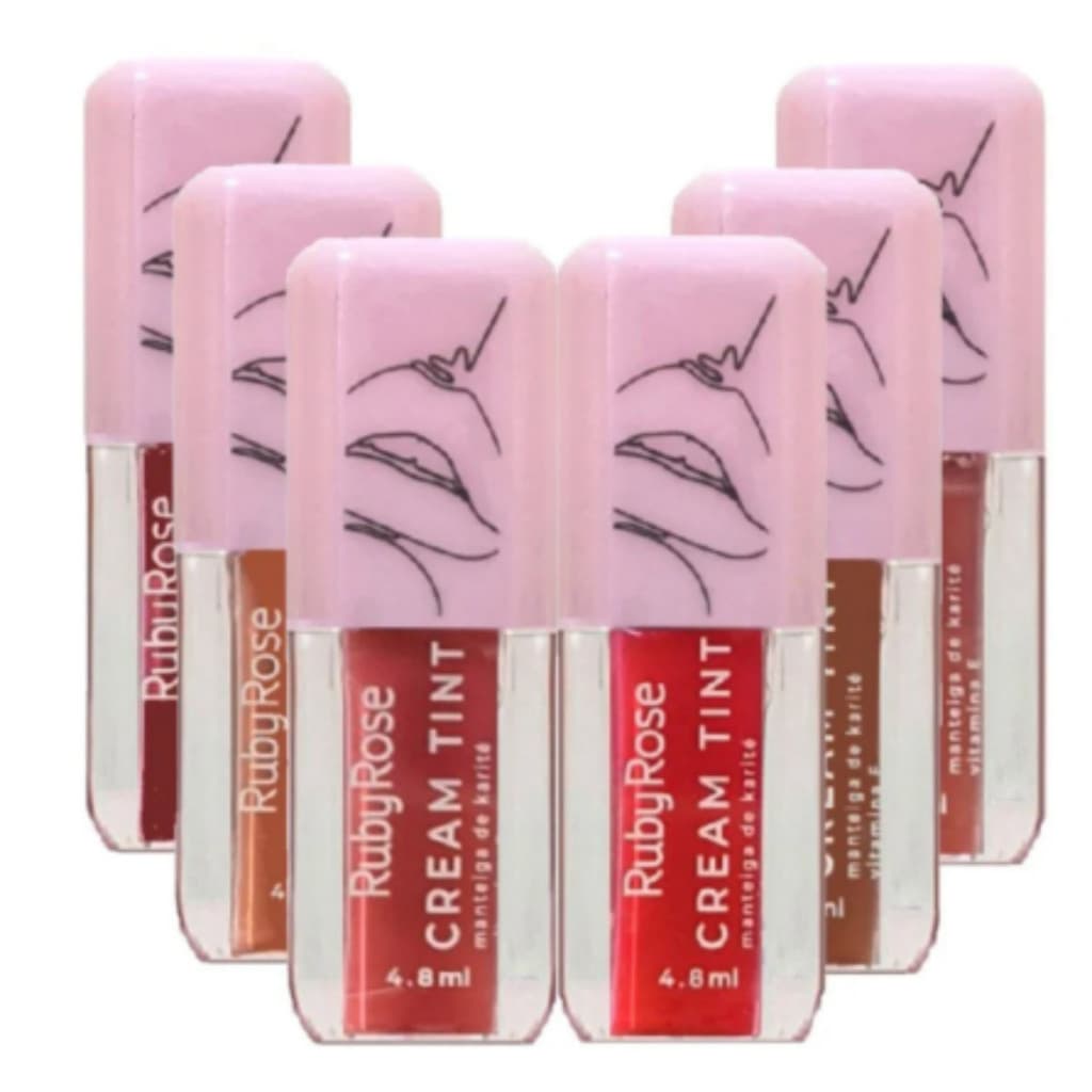 Cream Tint 2x1 Batom e Sombra - Ruby Rose Hot Sale-HB8233