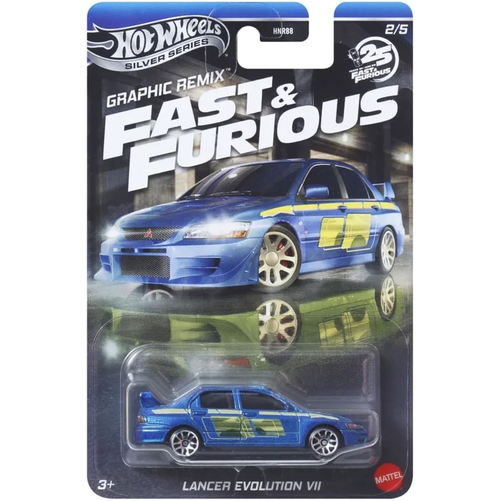 Hot Wheels - Lancer Evolution VII - Velozes e Furiosos Silver - JBY47