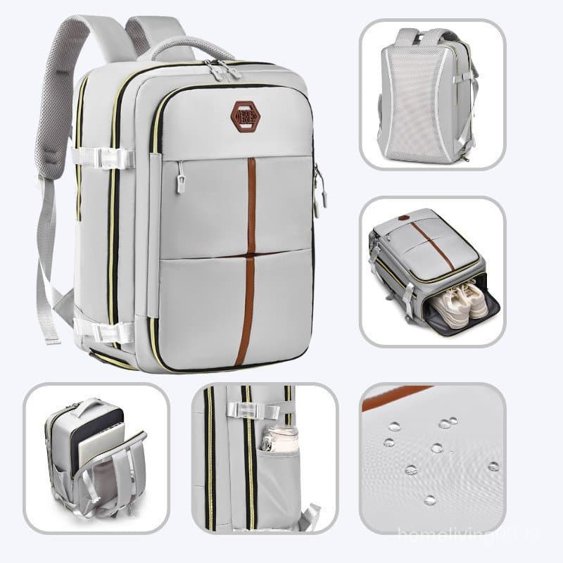 Nova Mochila de Viagem Masculina de Grande Capacidade, Estilo Simples, Mochila Escolar Universal para Estudantes, Mochil