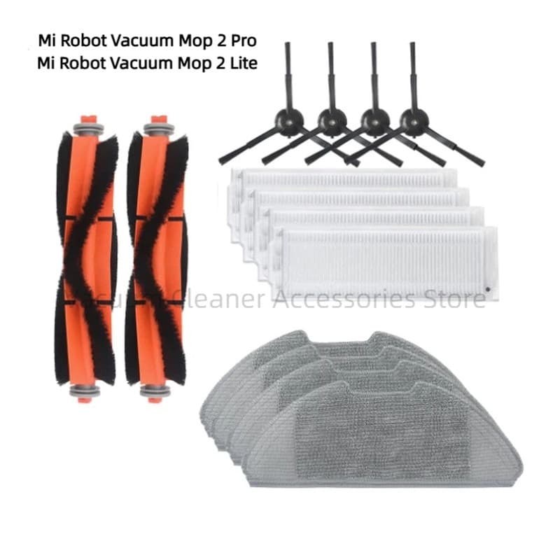 Para Xiaomi Mi Robot Vacuum Mop 2 Pro/2 Lite Acessórios Limpador Principal Escova Lateral Filtro Esfregão