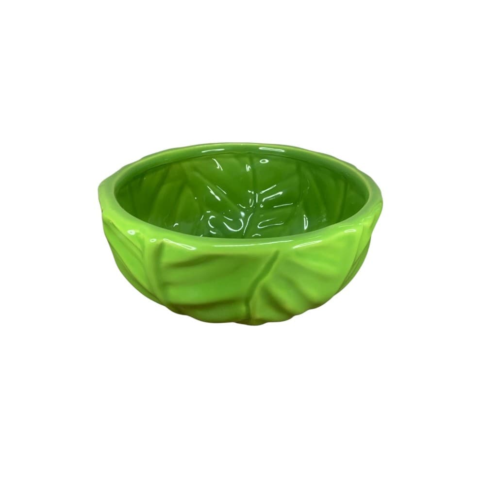 Bowl Tigela Em Formato De Alface Em Cerâmica Feito A Mão