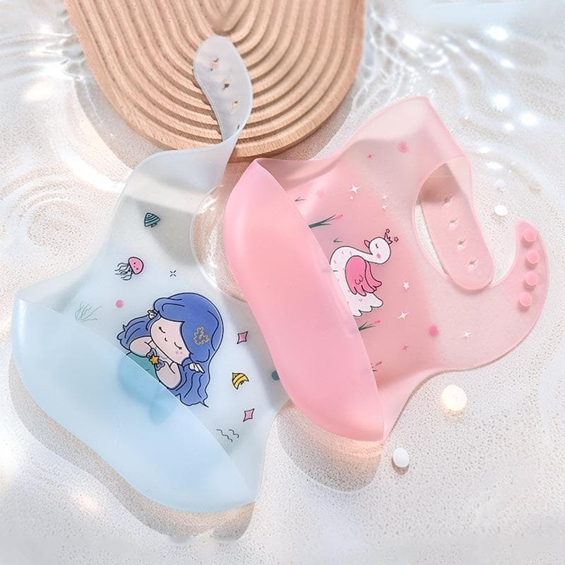 Bebê comer babador bebê Silicone comida complementar à prova dwaterproof água babador crianças Saliva alimentação bolso