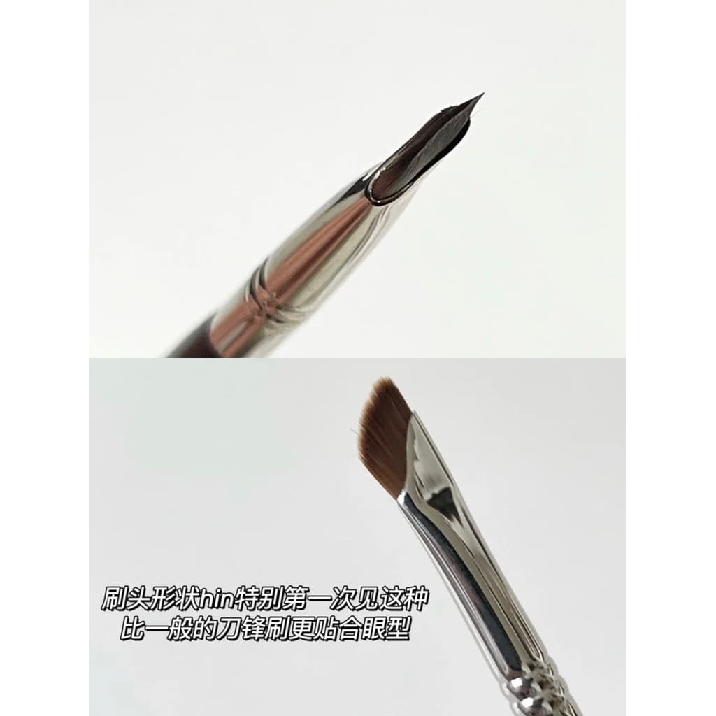 Foice delineador escova faca cabeça plana pálpebra para baixo para Ultra-fino barato lâmina sobrancelha escova deitado b