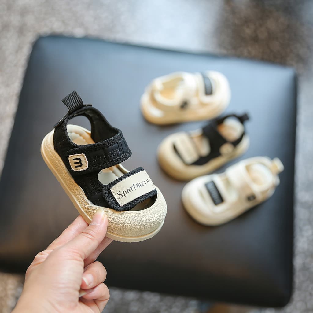 Sandálias de bebê verão Anti-chute menino bebê sapatos funcionais sapatos de bebê de sola macia sapatos da criança crian