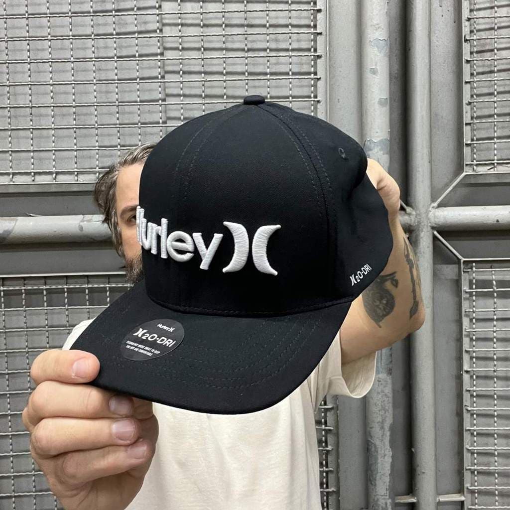 Boné Hurley Snapback One e Only H2O-DRI Preto