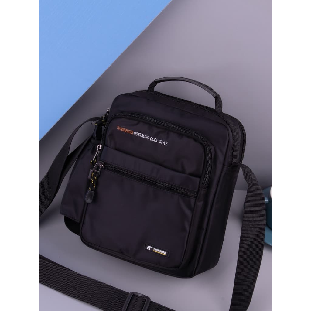 Novo estilo saco do mensageiro masculino Casual portátil bolsa de ombro leve à prova dwaterproof água pequena mochila Ve