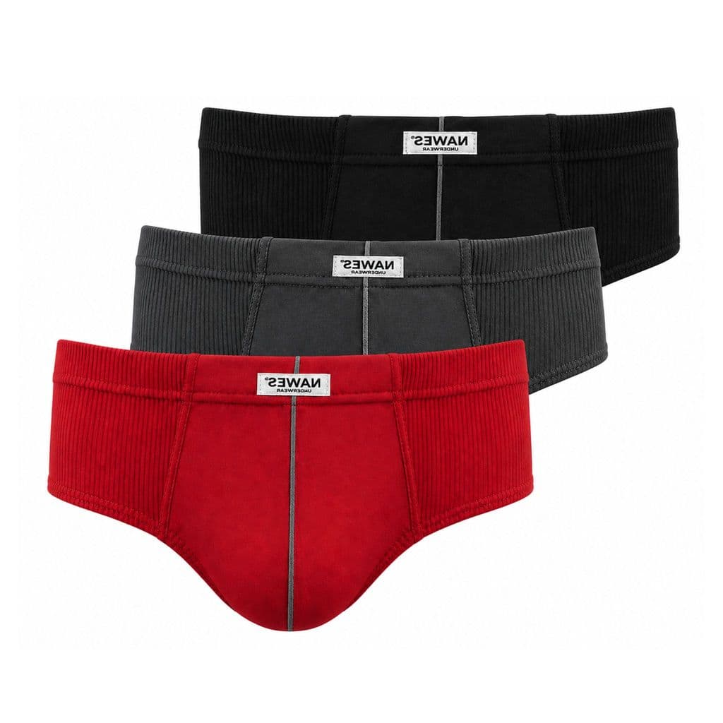 Kit 3 Cuecas Infanto Juvenil Algodão Sortido Original Nawes Underware Ref N30