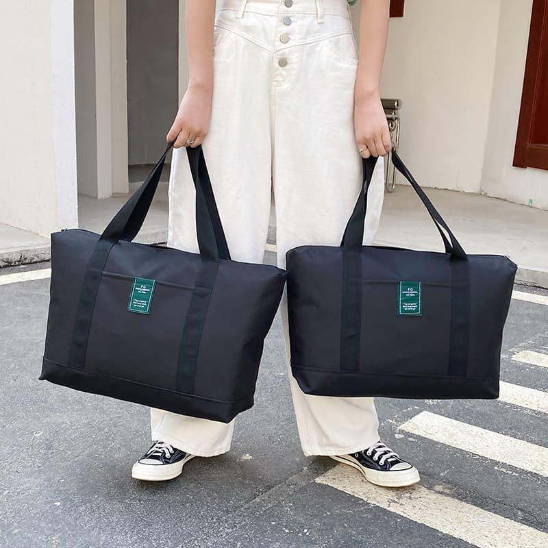 Bolsa de viagem portátil para mulheres, bolsa de viagem de grande capacidade, à prova d'água, bolsa de viagem para homen