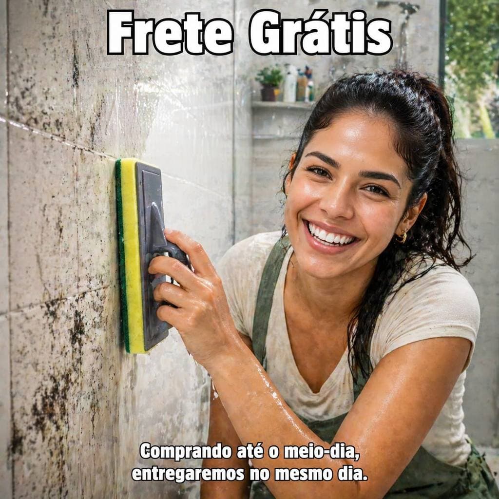 Kit Esfregão Lava Piso Azulejo Porcelanato Rodo de Limpeza