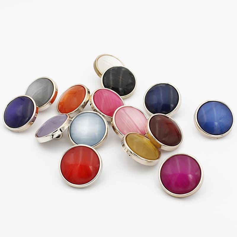 10Pcs 18/25/30mm Moda Botões De Resina Multicolor Para Roupa De Trabalho Com Agulhas Botão De Costura Cardigan