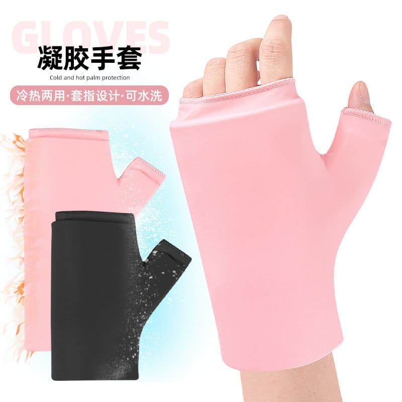 Luvas de Gel quentes e frias estendidas para homens e mulheres, pacote de gelo, luvas de pressão universais, esportes, a