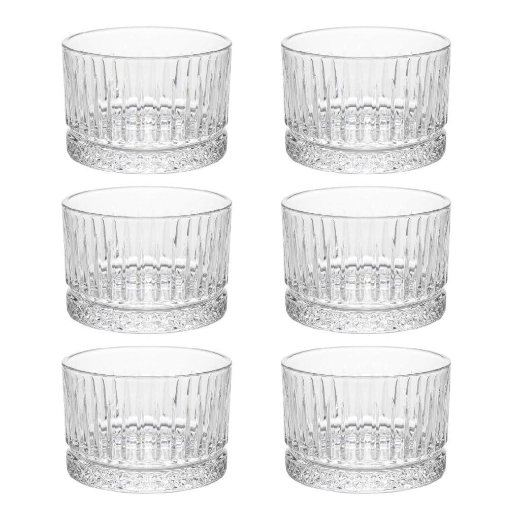 Kit 6 Peças Petisqueira Bowl Redondo Cristal Lyor Ideal Para Castanhas Doces E Sobremesas
