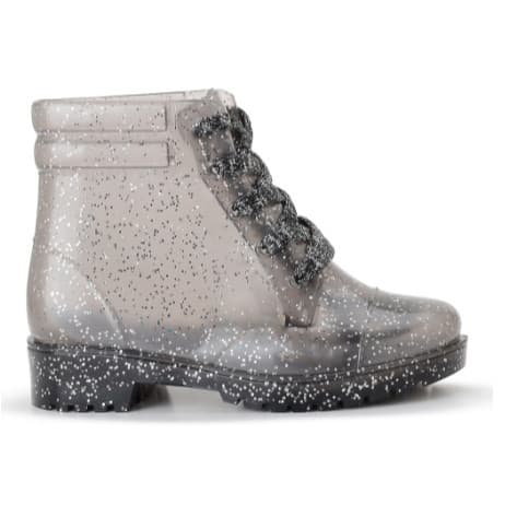 Bota Infantil Menina Botinha Cano Medio Feminina Baby Bebe Inverno Galocha Plástico Gliter 22 a 28
