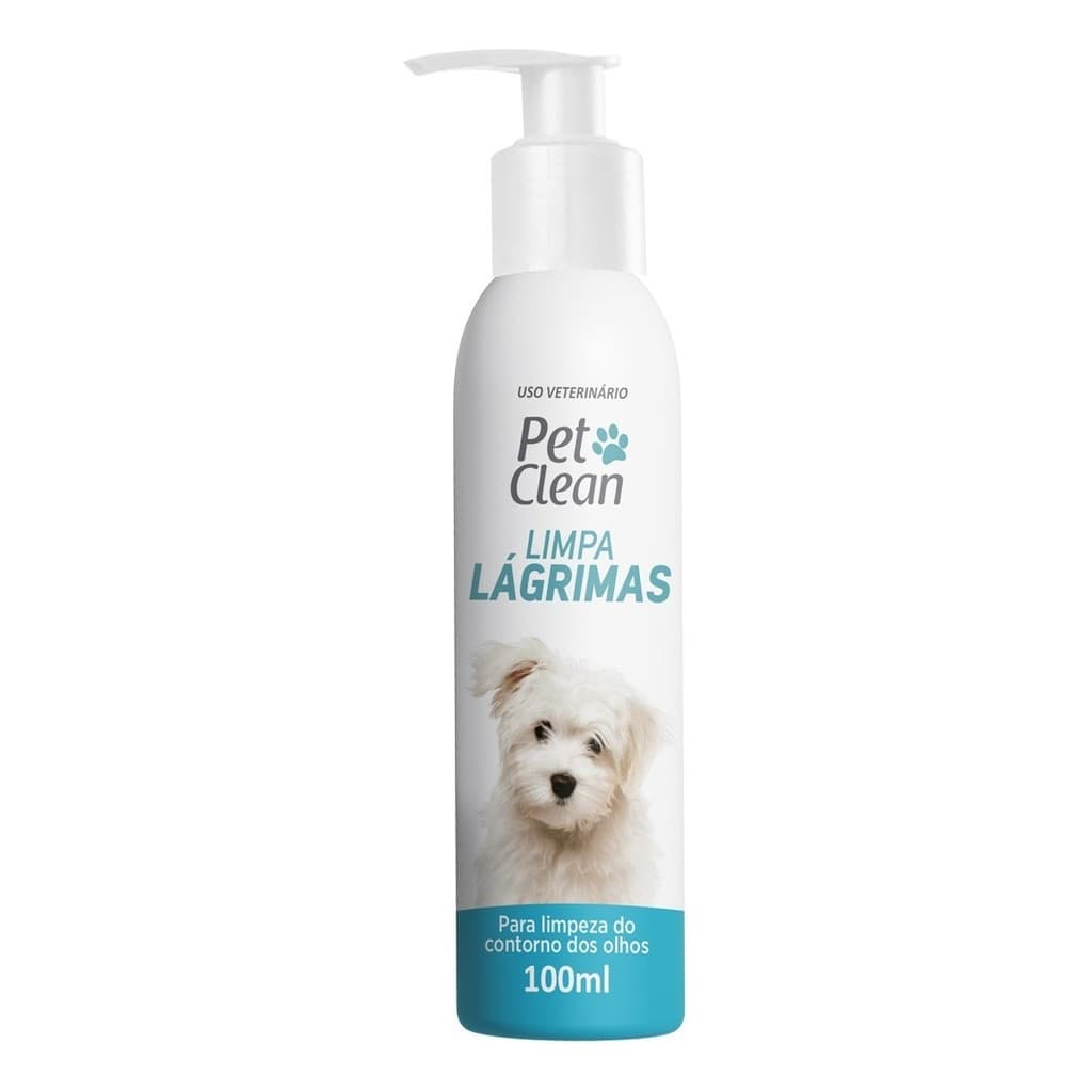 Limpa Lágrimas Pet Clean Para Cães 100ml Olhos Sensíveis