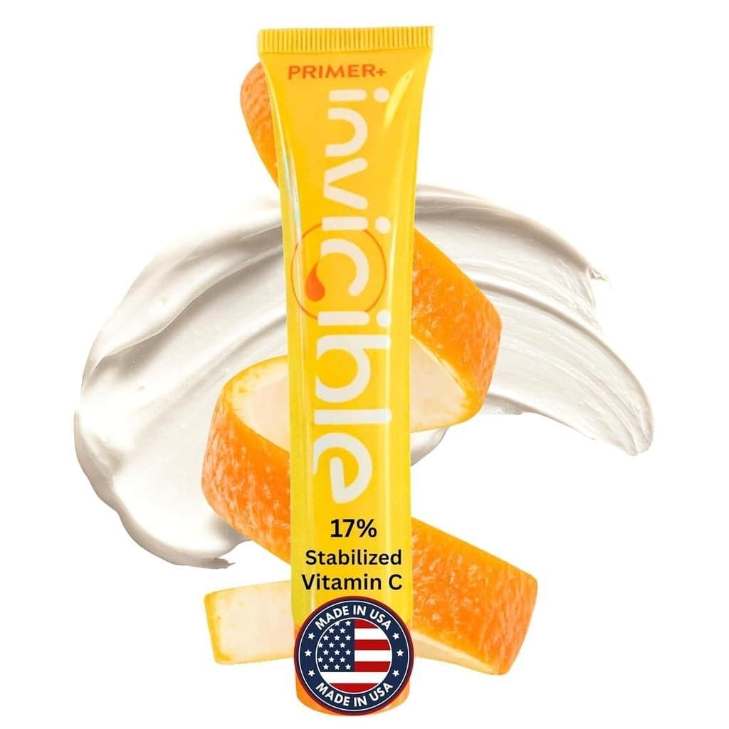 |   17% de Vitamina C Estabilizada |   Corretor de Manchas Escuras + Primer de Maquiagem |   Criado por um Cirurgião Plá