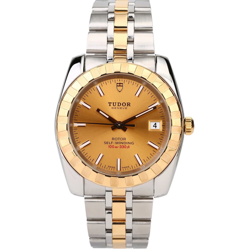 Relógio masculino mecânico automático Tudor Classic Series 18K ouro M21013-0002