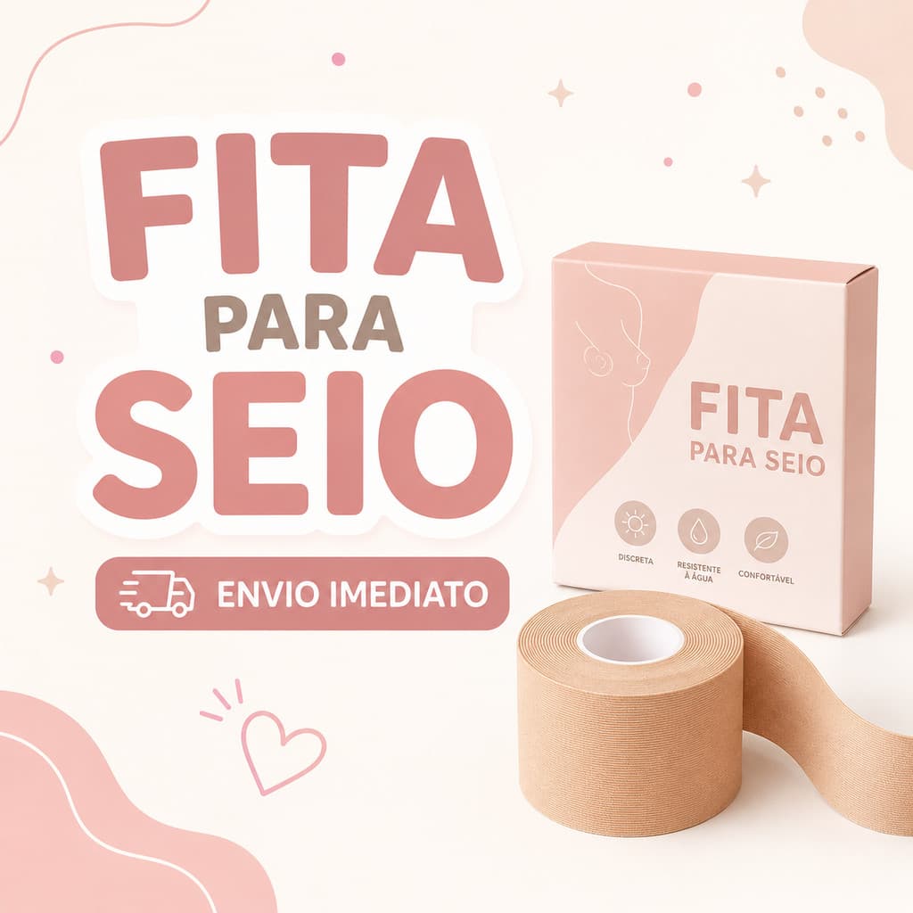 Sutiã Adesivo Fita Boob Taype Levanta Seios Tape Protetor