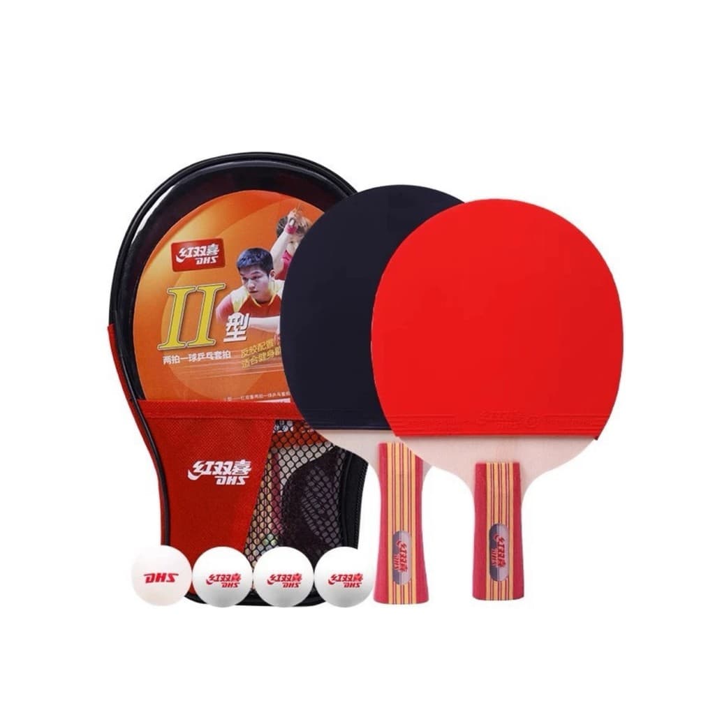 Dupla felicidade raquete de tênis de mesa par raquete Horizontal Vertical conjunto de 2 peças tipo II estudante dupla fa
