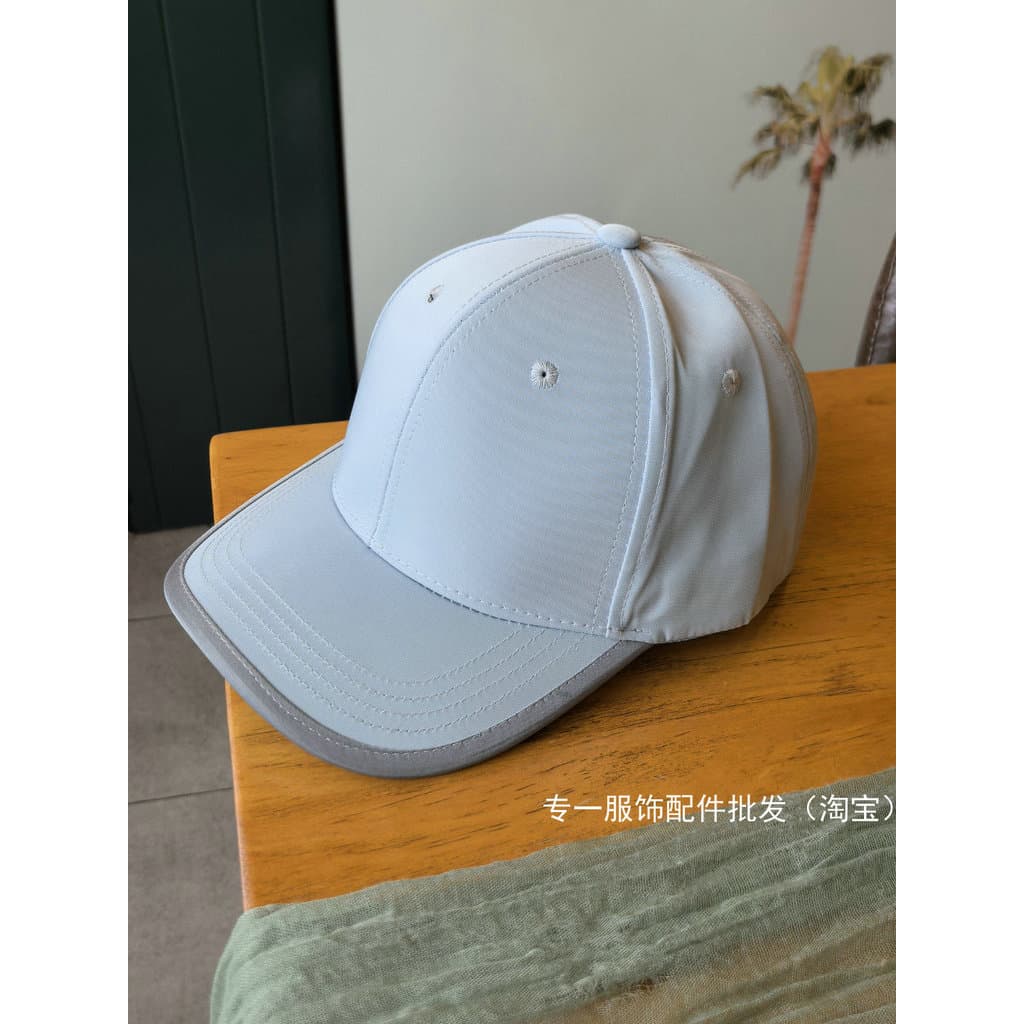 Esportes ao ar livre simples bainha cor combinando boné de beisebol das mulheres dos homens verão protetor solar chapéu