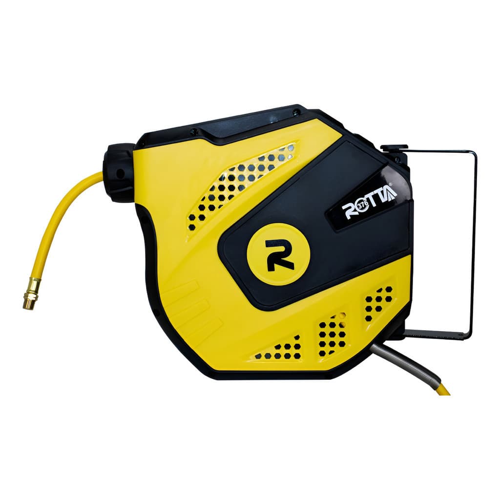 Carretel De Mangueira Enrolador Automático 15m 5/16 Ar Água Rotta Pressão 300psi Retrátil Mangueira