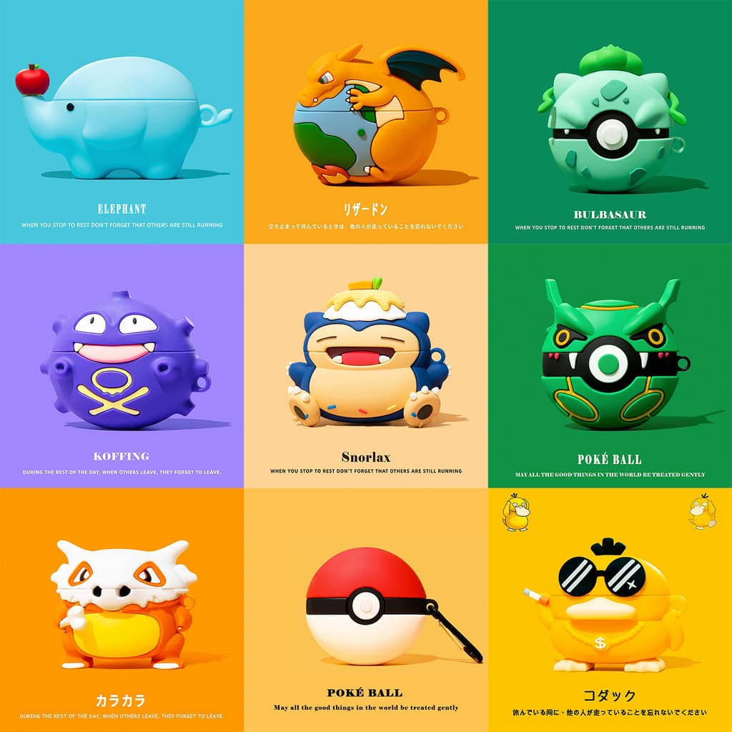 Bonito Dos Desenhos Animados Pokemon Silicone Caso Para redmi buds 8 Pro/8 Lite Fone De Ouvido À Prova De Choque 6lite C