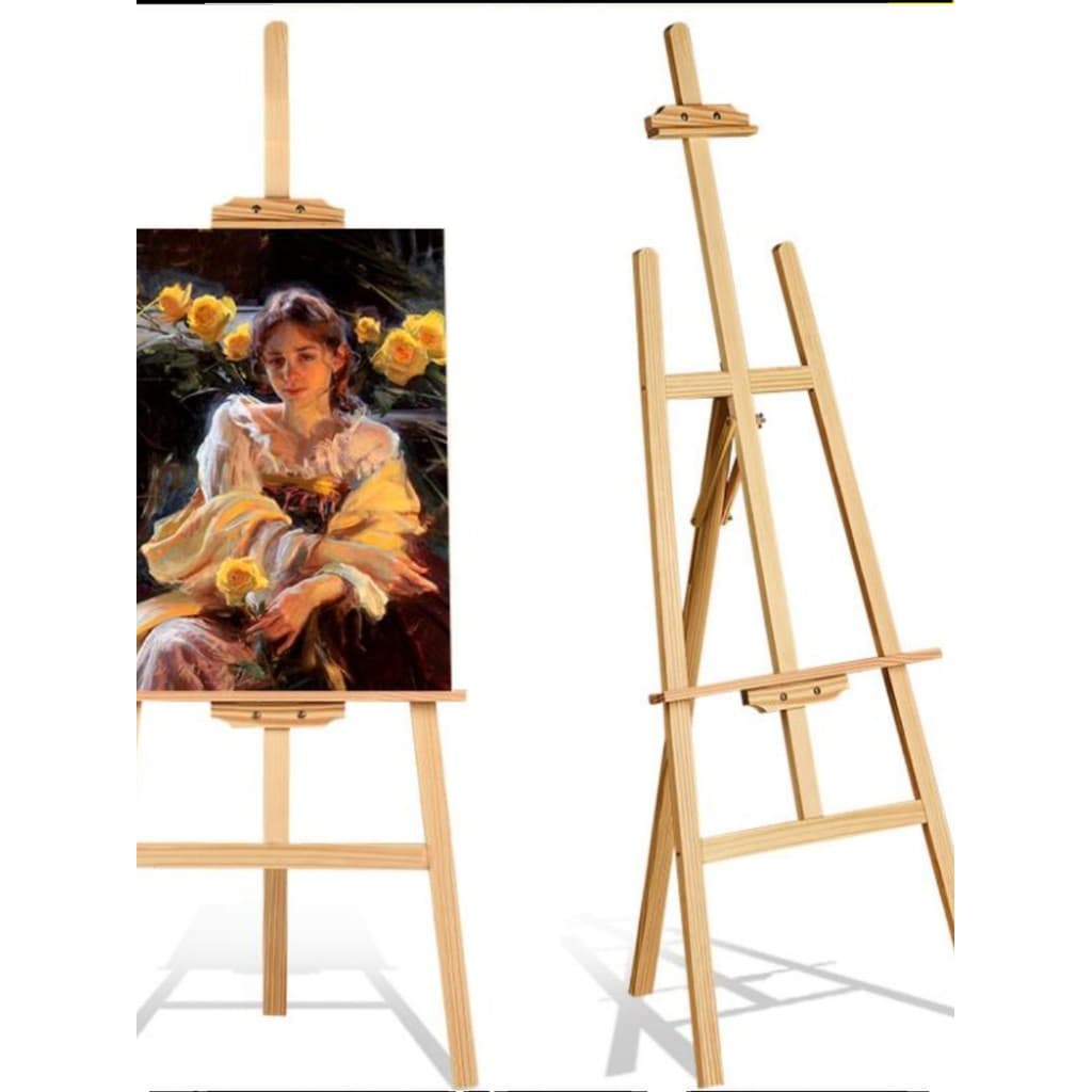 Suporte de cavalete dedicado para estudantes de arte, tipo prancheta de desenho, esboço, pintura a óleo, Rack de exibiçã