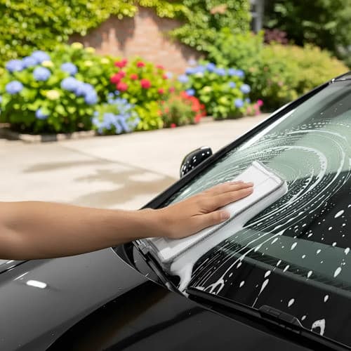 Kit Com 100 Limpador Carro E Moto Microfibra Multiuso Lustra Vidros E Janelas  brilho