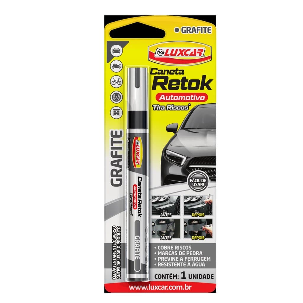 5093 CANETA RETOK AUTOMOTIVO LUXCAR - GRAFITE