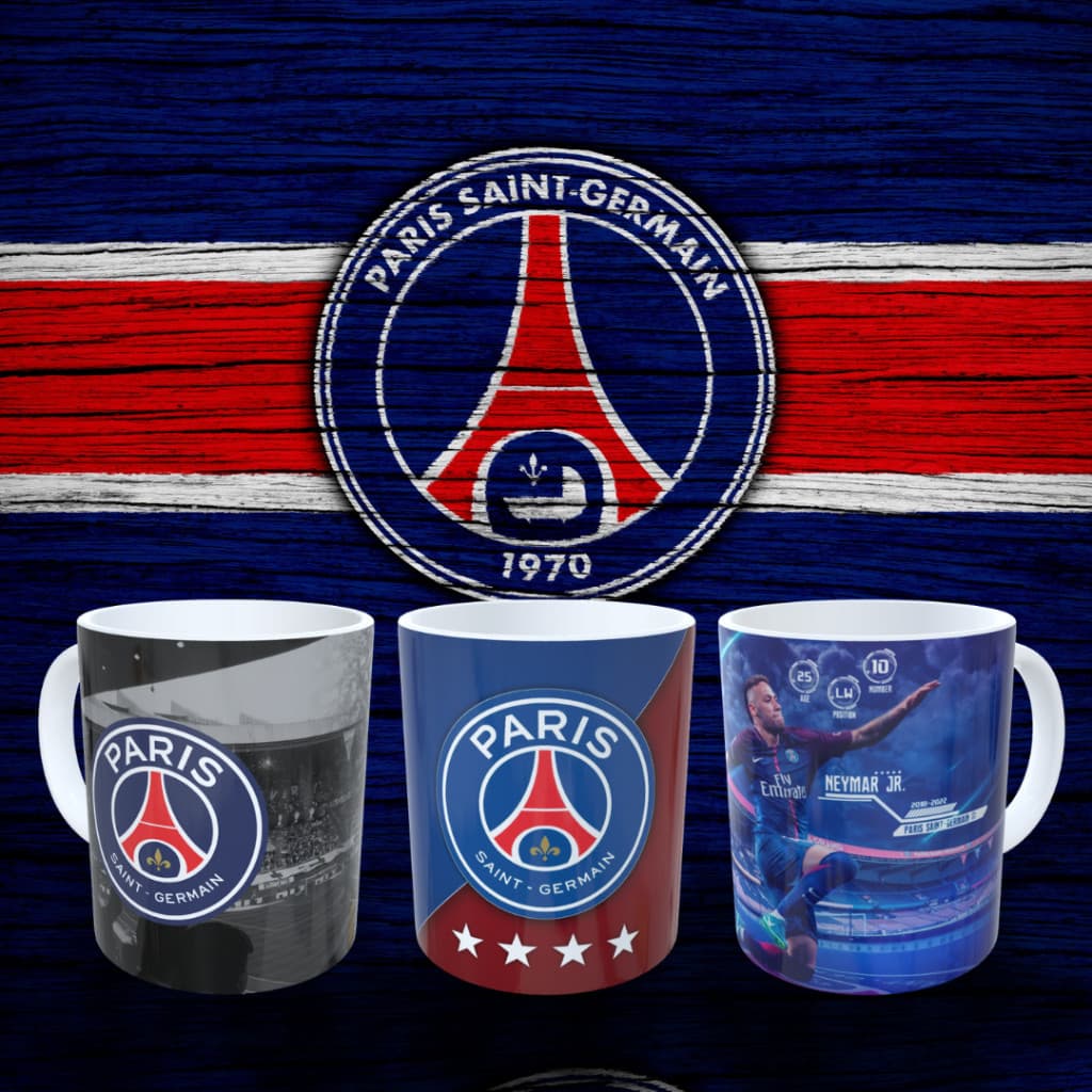 Caneca do Paris Saint-Germain! Vários Modelos do PSG! Promoção Especial + Envio Rápido!