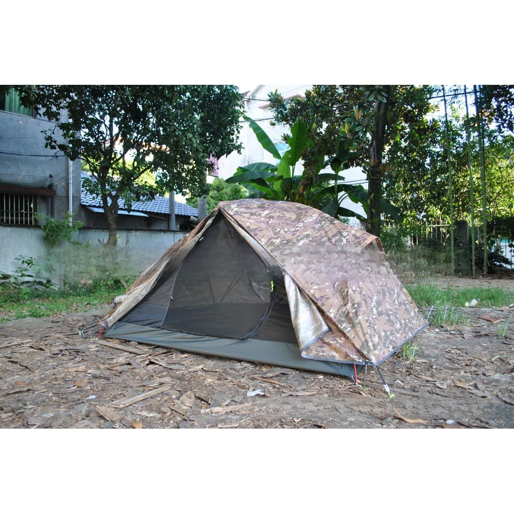 Tenda de Huba dupla camuflada, barraca de acampamento dupla camuflada, barraca de camuflagem, barraca ultraleve camuflad