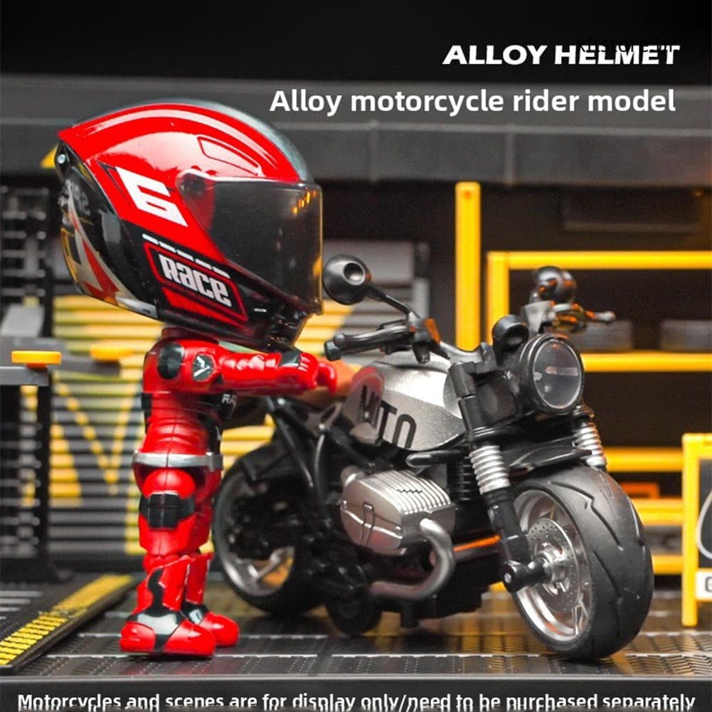 Liga Motocicleta Piloto-Figura De Ação Sem Costura 2-Em-1-Para-Robô Transformar Presente De Festa De Aniversário Aventur