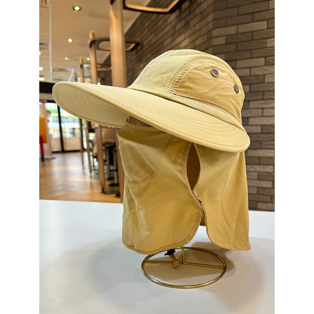 Verão ao ar livre chapéu de pesca masculino ciclismo capa rosto protetor solar pára-sol feminino pescoço proteção grande