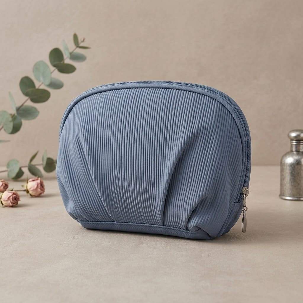 Bolsa Cosmética Meia Lua Organizador De Armazenamento Portátil Para Mulheres À Prova D'água Leve Viagens