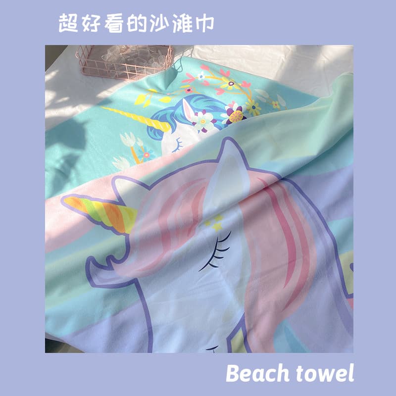 Coreia coreia absorvente de secagem rápida praia natação toalha de banho dos desenhos animados adulto toalha de secagem