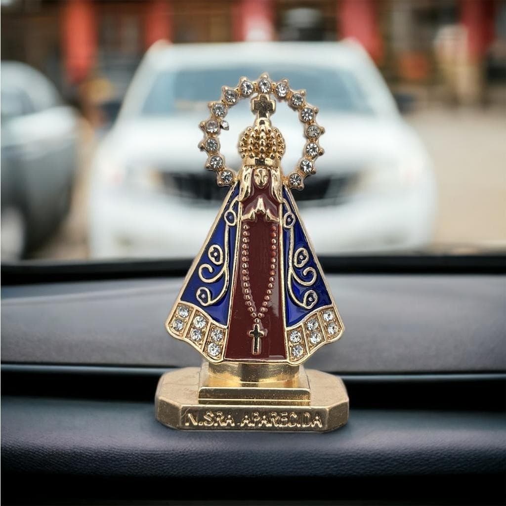 Enfeite Nossa Senhora Aparecida Para Painel de Carro, Mesa