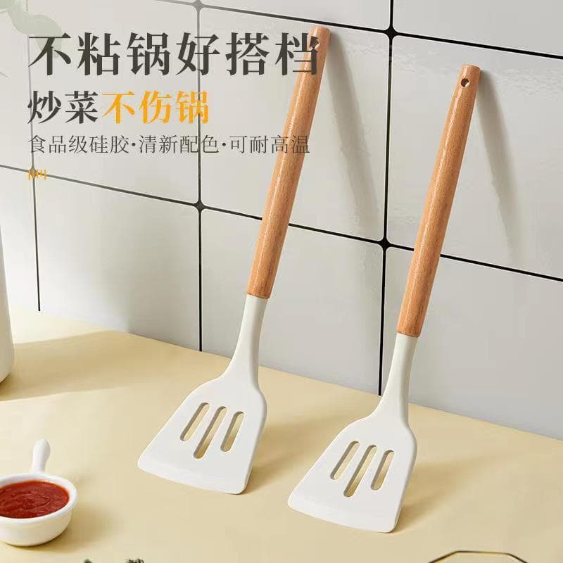 Espátula de silicone antiaderente, espátula de cozinha especial, espátula de silicone não machuca a panela, utensílios d