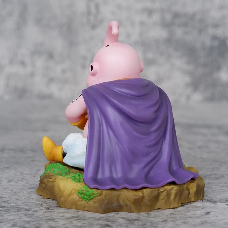 Figura de PVC do Majin Buu de Dragon Ball Z, versão Q, 8cm, figura de cachorro gordinho, brinquedo decorativo para mesa,