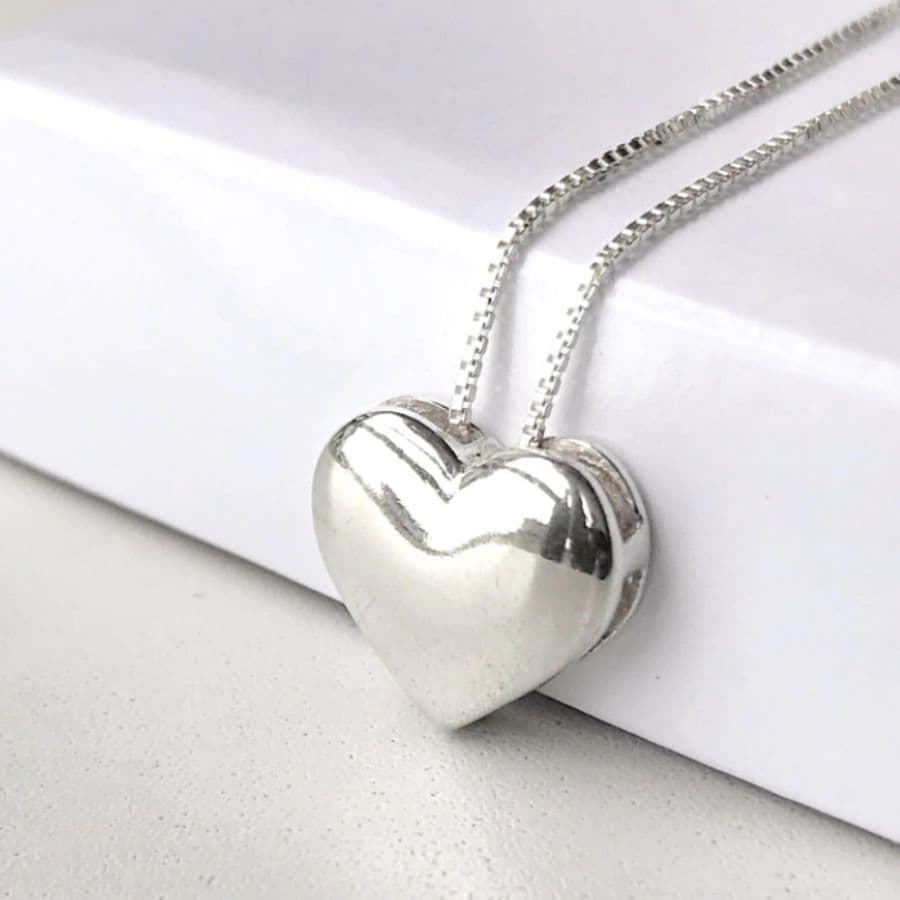 Colar Fino Feminina de Coração -Aço Inoxidável-2525