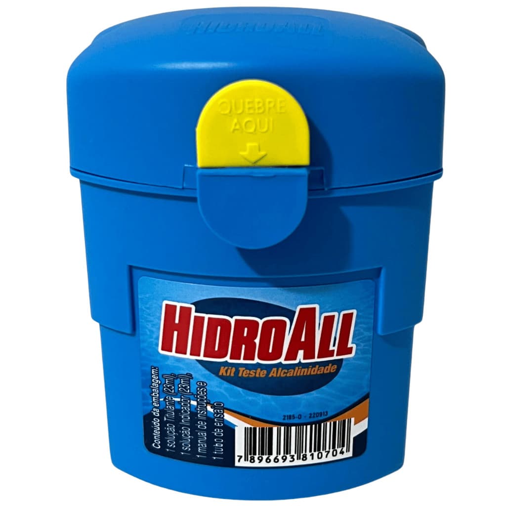Kit Medidor Analise Teste Paramentro Alcalinidade Hidroall