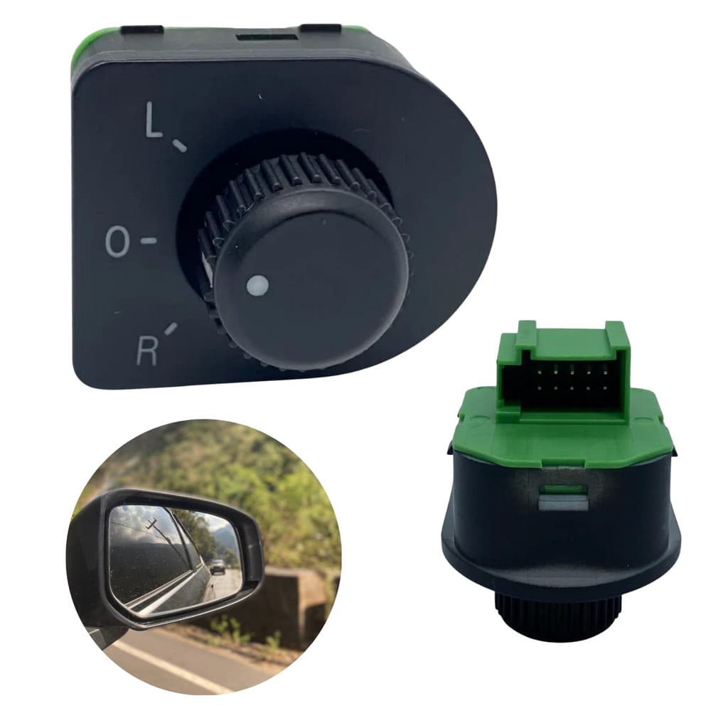 Botão Retrovisor Elétrico Gol Voyage Saveiro G5 G6 G7 Golf Passat Bora Controle Interruptor Espelhos Retrovisores