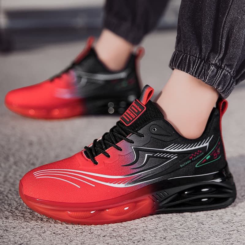 Beamon sapatos masculinos malha respirável sapatos esportivos primavera almofada de ar tênis de corrida adolescentes est