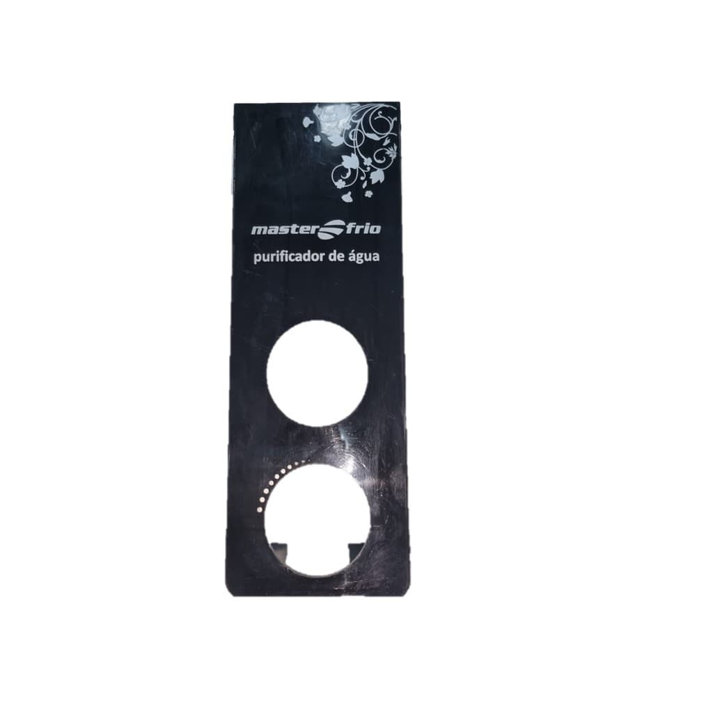 PAINEL DISPLAY FRONTAL PURIFICADOR MASTERFRIO PRETO