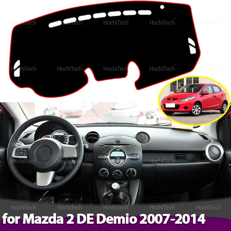 Capa Do Painel Para Mazda 2 Mazda2 Demio 2007-2014 Almofada Antiderrapante Tapete Pára-Sol Dashmat Acessórios