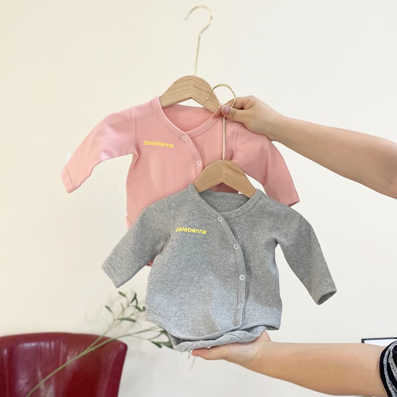 Bebê bebê desossado macacão de manga longa puro algodão recém-nascido macacão monge roupas primavera outono meninos meni