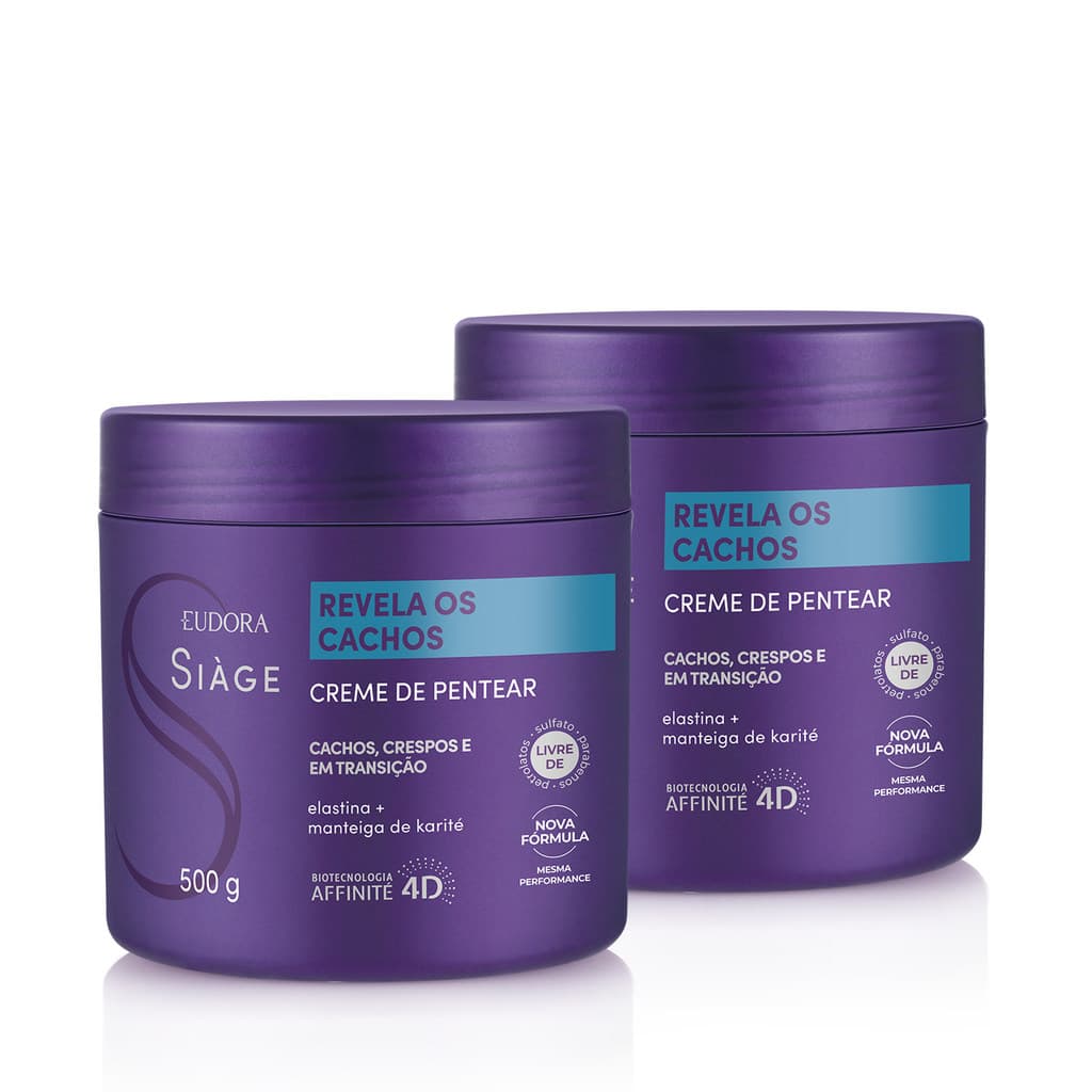 Combo Duo Siàge Revela Os Cachos: 2 Cremes Para Pentear 500g