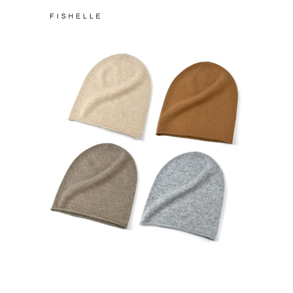 P simples fino puro Cashmere chapéu masculino feminino outono inverno quente chapéu de lã esportes ao ar livre correndo