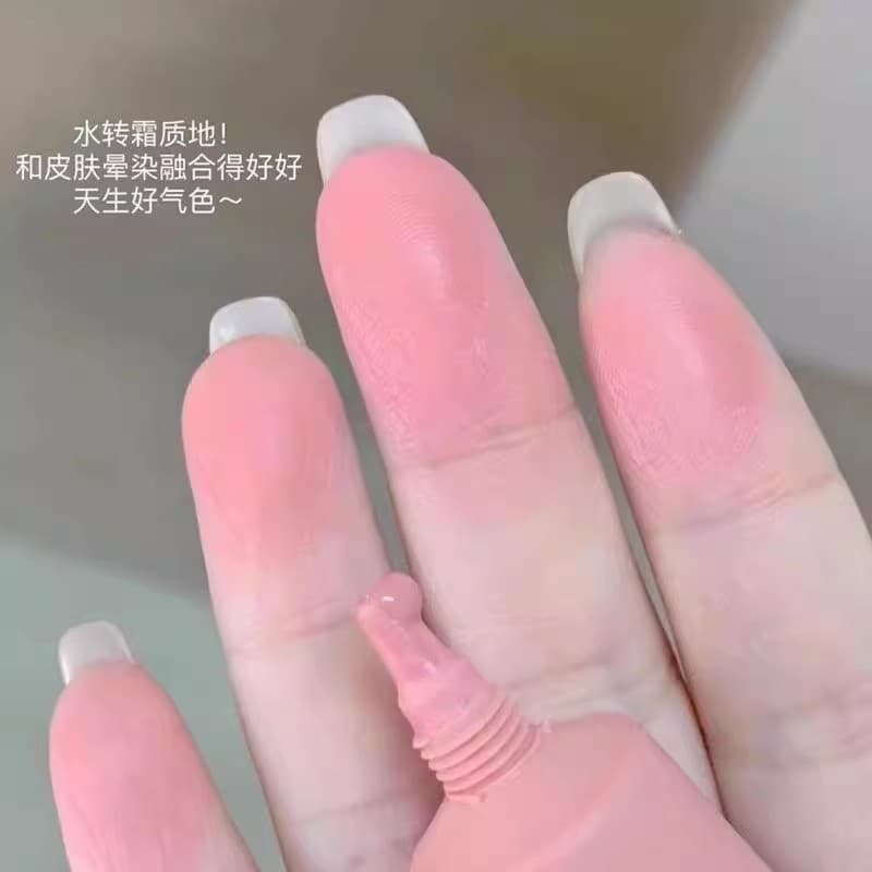 [Yingyi grande marca] Blush creme doce menina encolher cor feminino disco de lama líquida sentir expansão cor 2025 novo