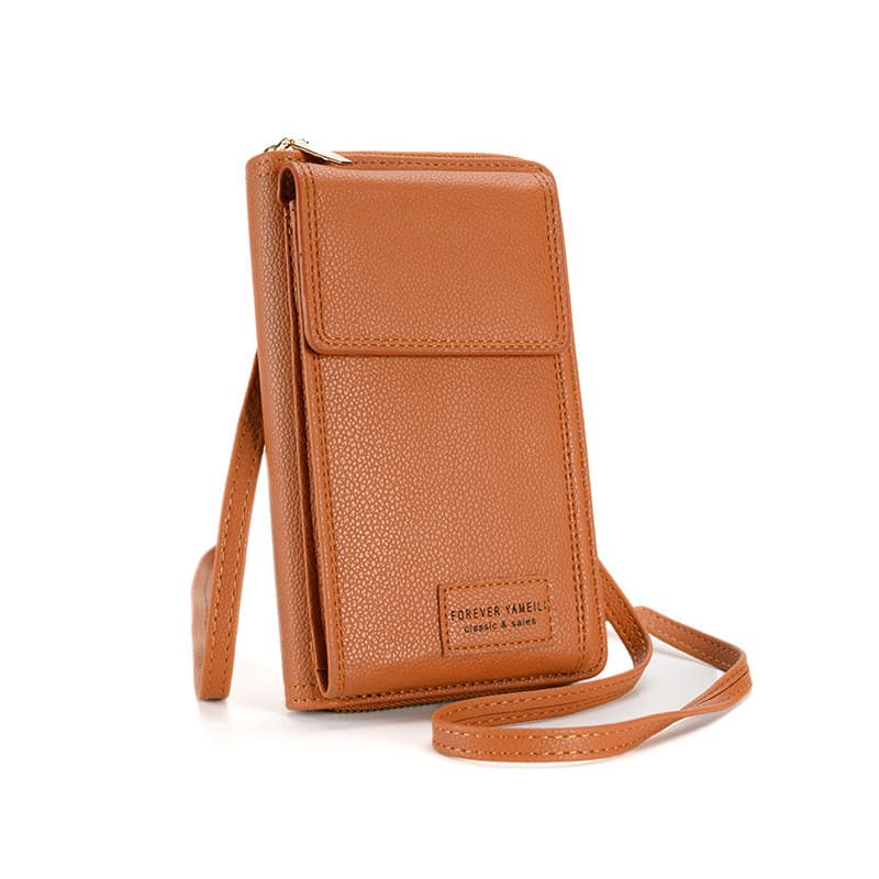 Simples All-Match moda feminina novo estilo pequena bolsa de ombro saco do telefone móvel carteira saco do mensageiro pe