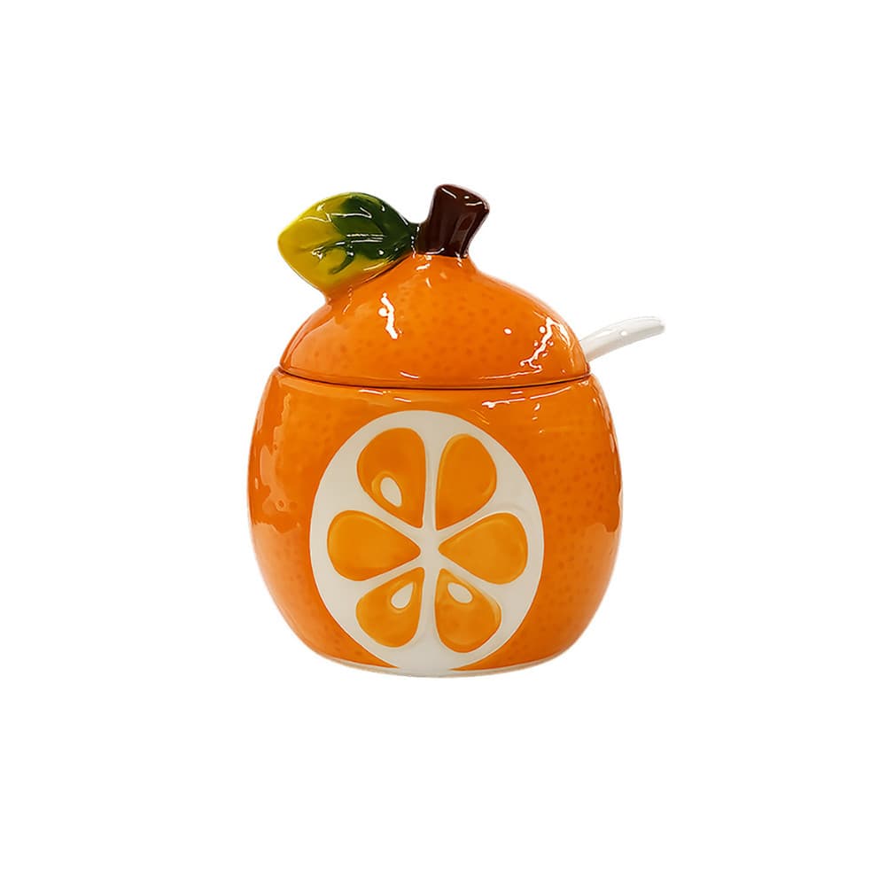 Açucareiro Laranja Tutti-Frutti em Cerâmica